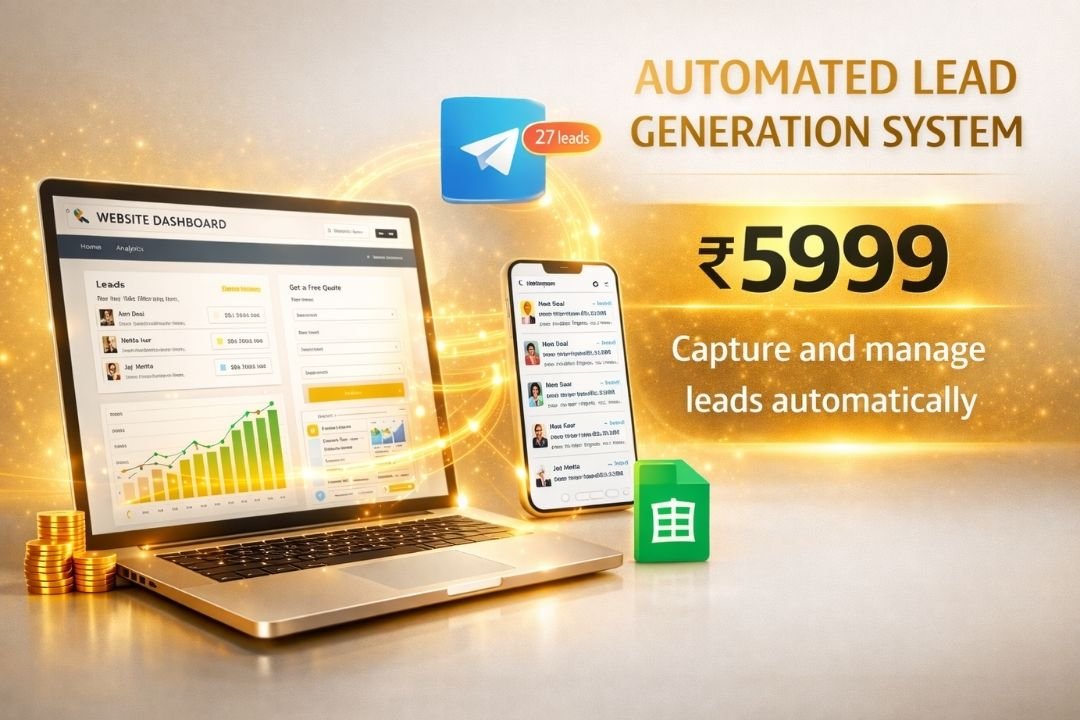 Website with Telegram + Google Sheet Integration
